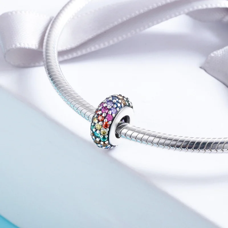 (Bild für) Regenbogen-Charm im Pandora-Stil - SCC583 - Ansicht 4