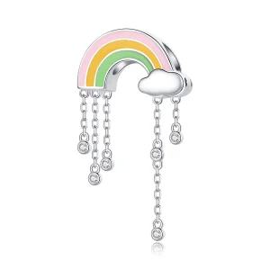 (Bild für) Regenbogen-Lächeln-Charm im Pandora-Stil - BSC418