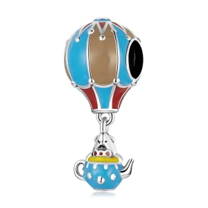 (Bild für) Retro-Heißluftballon-Charm im Pandora-Stil - BSC544