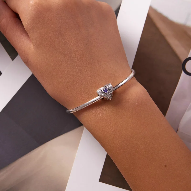 (Bild für) Retro-Herz-Charm im Pandora-Stil - SCC2158 - Ansicht 5