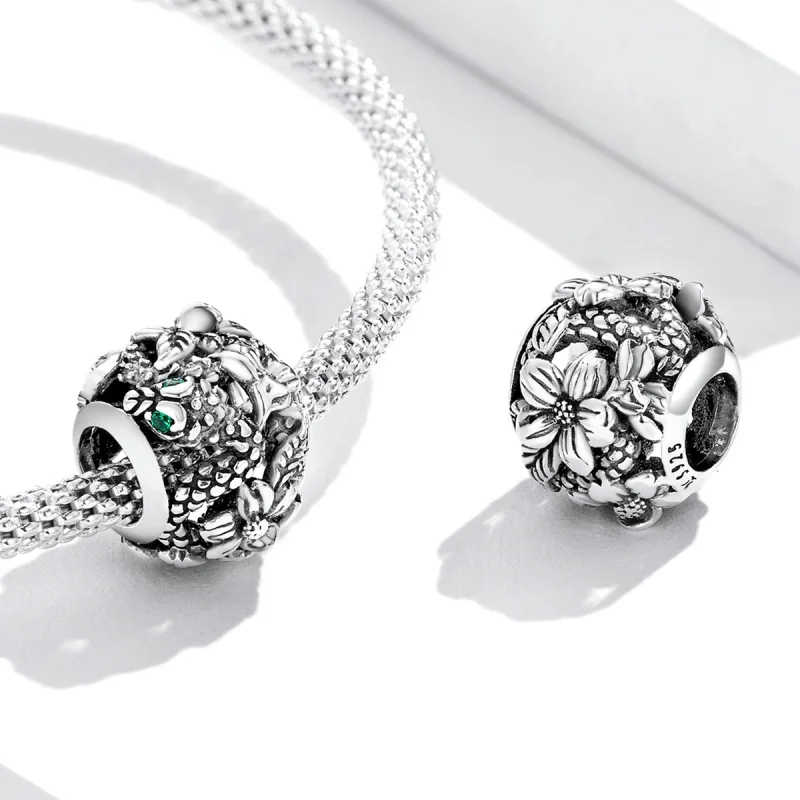 (Bild für) Retro-Spirit-Schlangen-Charm im Pandora-Stil - SCC2135 - Ansicht 4