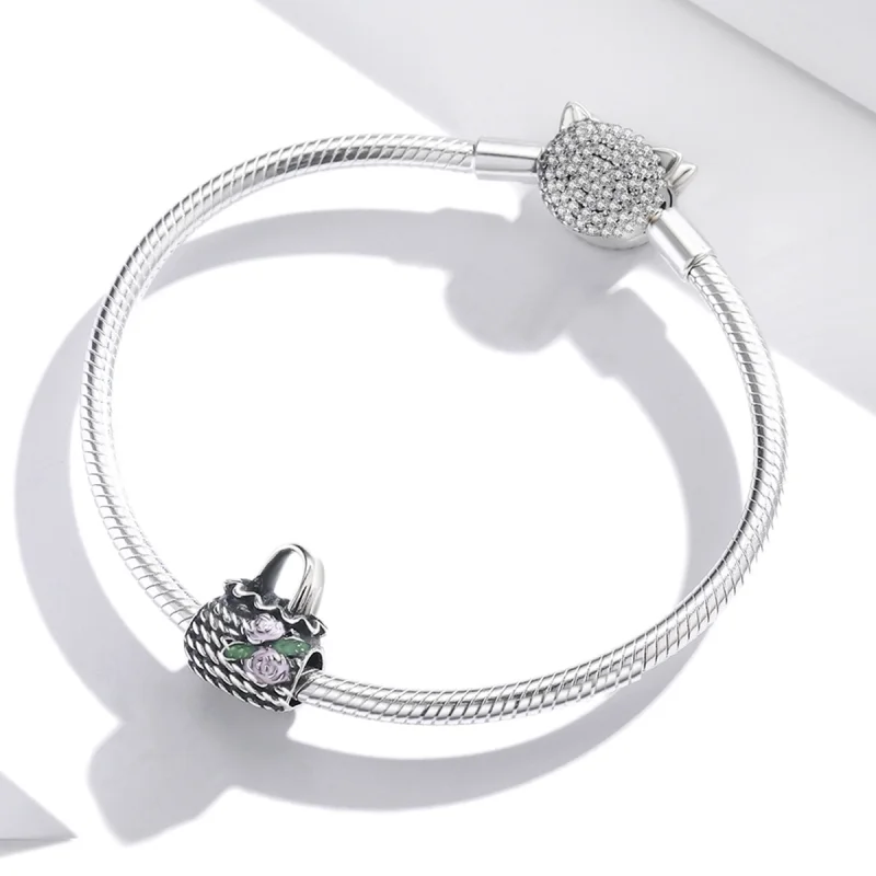 (Bild für) Retro-Taschen-Charm im Pandora-Stil - SCC1902 - Ansicht 3