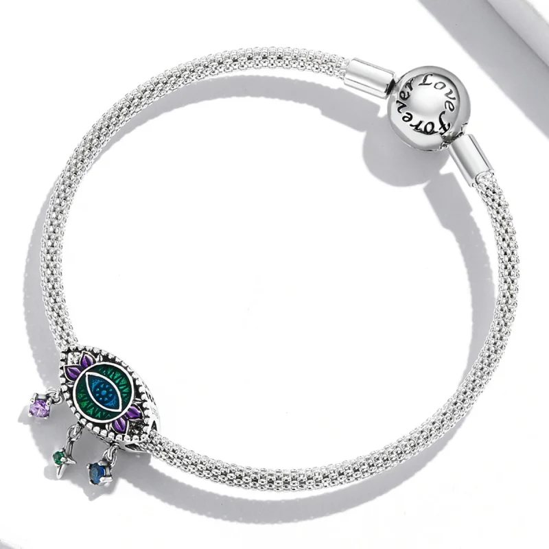 (Bild für) Retro-Teufelsauge-Charm im Pandora-Stil - SCC2162 - Ansicht 3