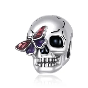 (Bild für) Retro-Totenkopf-Charm im Pandora-Stil - SCC2232