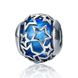 (Bild für) Romantischer Stern-Charm im Pandora-Stil aus Silber - SCC511