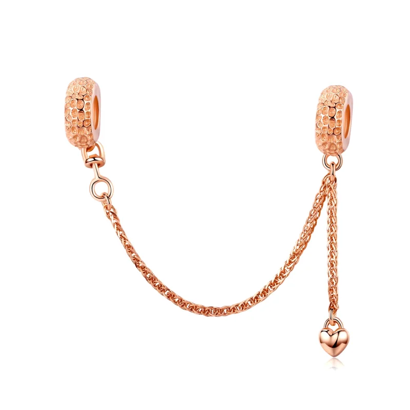 (Bild für) Roségoldene Sicherheitskette im Pandora-Stil - SCC1112-C