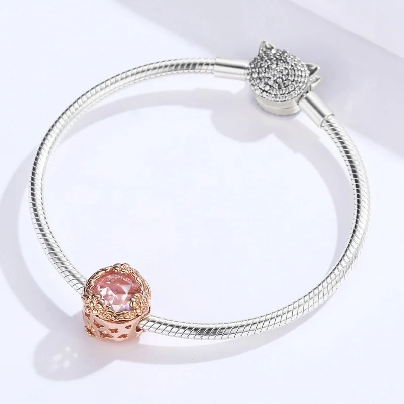 (Bild für) Roségoldener Herbstlandschafts-Charm im Pandora-Stil - SCC1258 - Ansicht 6