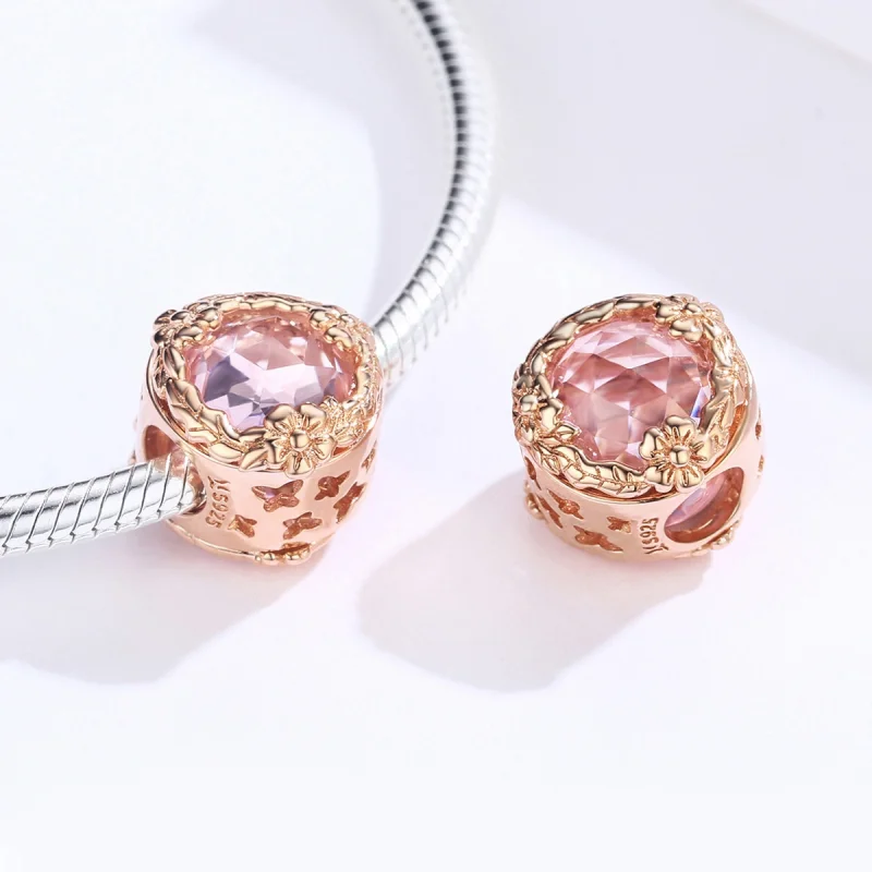 (Bild für) Roségoldener Herbstlandschafts-Charm im Pandora-Stil - SCC1258 - Ansicht 7