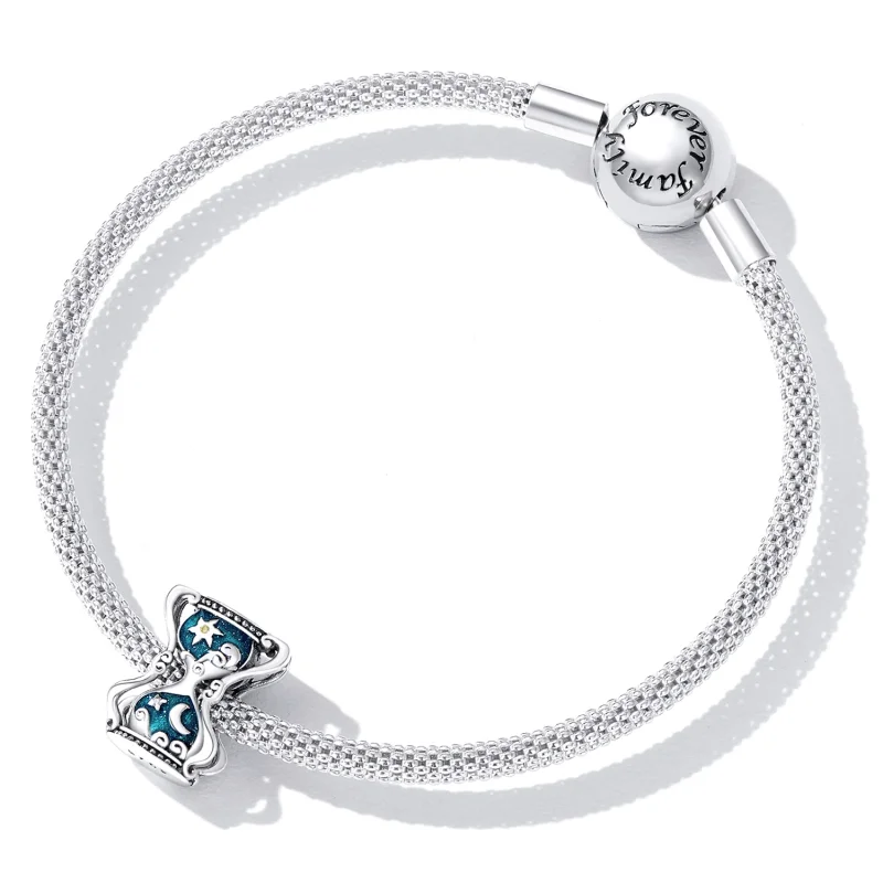 (Bild für) Sanduhr-Charm mit Sonne und Mond im Pandora-Stil - SCC2265 - Ansicht 4