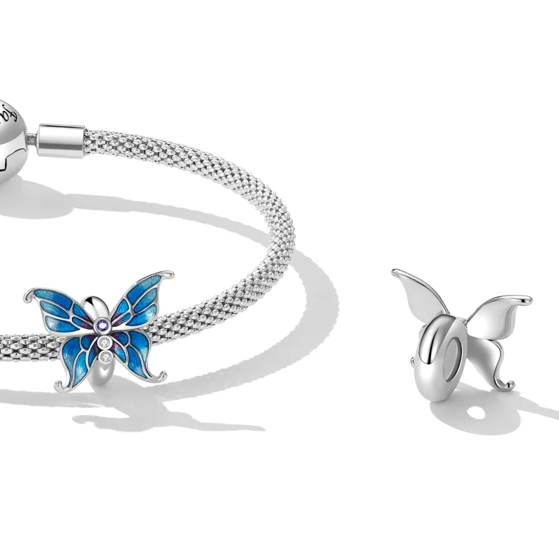 (Bild für) Schmetterlings-Charm im Pandora-Stil - SCC2326 - Ansicht 4