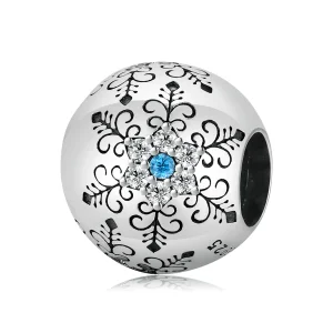 (Bild für) Schneeflocken-Charm im Pandora-Stil - BSC513