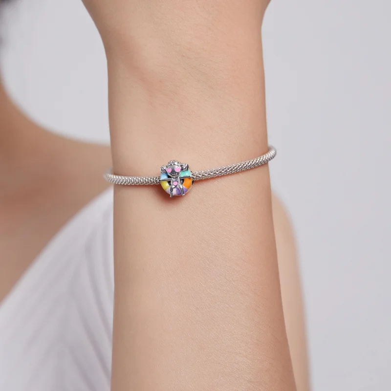 (Bild für) Schwimmring-Mädchen-Charm im Pandora-Stil - SCC1918 - Ansicht 5