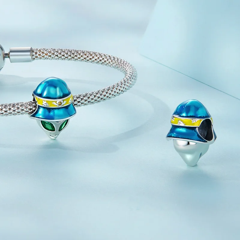 (Bild für) Seltsamer Alien-Charm im Pandora-Stil - SCC2393 - Ansicht 4