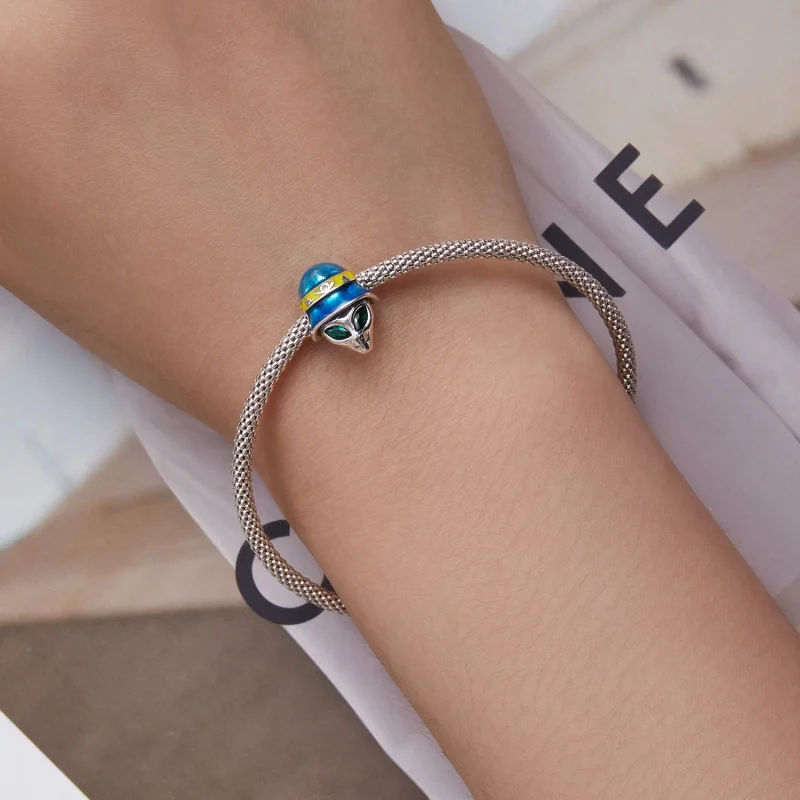 (Bild für) Seltsamer Alien-Charm im Pandora-Stil - SCC2393 - Ansicht 6