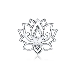 (Bild für) Silberner Blühender Lotus-Charm im Pandora-Stil - SCC1724