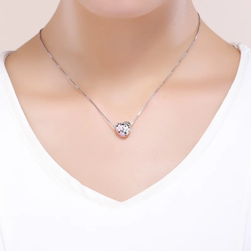 (Bild für) Silberner Blumen-Segen-Charm im Pandora-Stil - SCC761 - Ansicht 5