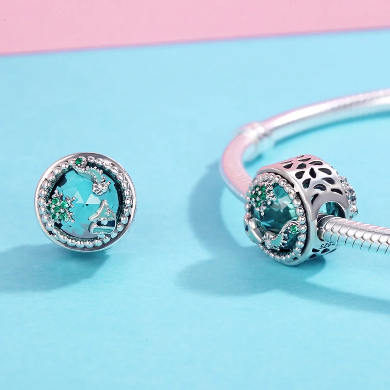 (Bild für) Silberner Bright Stars-Charm im Pandora-Stil - SCC246 - Ansicht 4