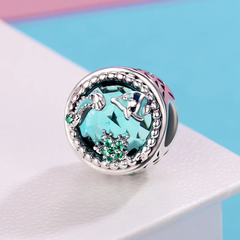 (Bild für) Silberner Bright Stars-Charm im Pandora-Stil - SCC246 - Ansicht 5