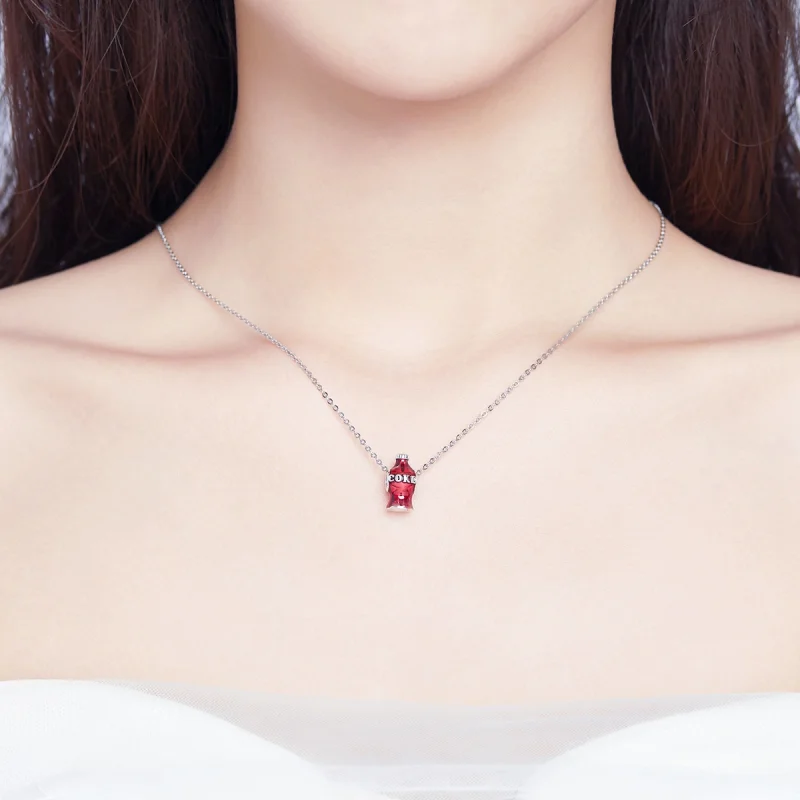 (Bild für) Silberner Coca-Cola-Charm im Pandora-Stil - SCC1159 - Ansicht 3