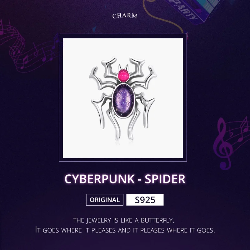 (Bild für) Silberner Cyberpunk im Pandora-Stil - SCC1842 - Ansicht 5