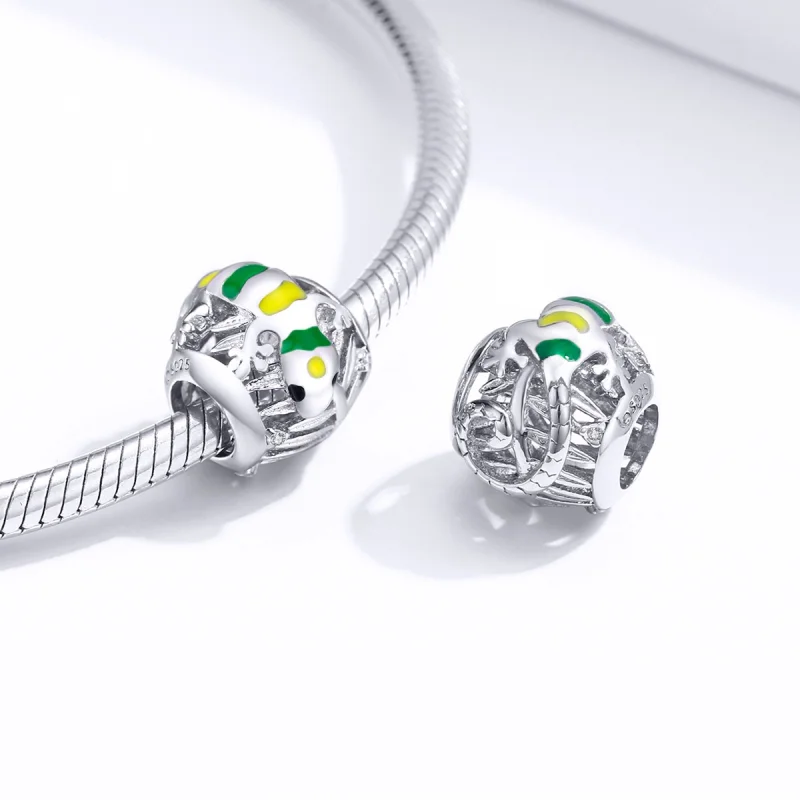 (Bild für) Silberner Eidechsen-Charm im Pandora-Stil - BSC199 - Ansicht 4
