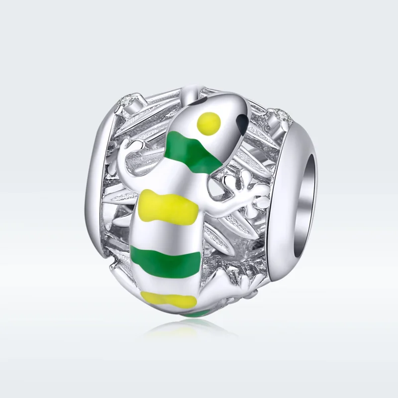 (Bild für) Silberner Eidechsen-Charm im Pandora-Stil - BSC199 - Ansicht 5