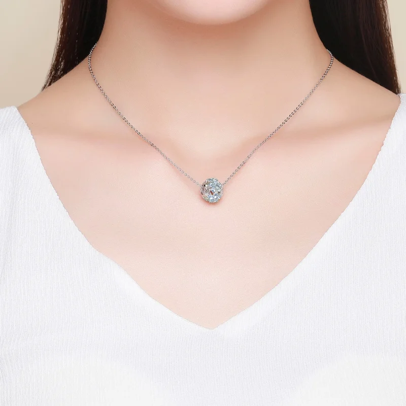 (Bild für) Silberner eleganter Schneeflocken-Charm im Pandora-Stil - SCC941 - Ansicht 5