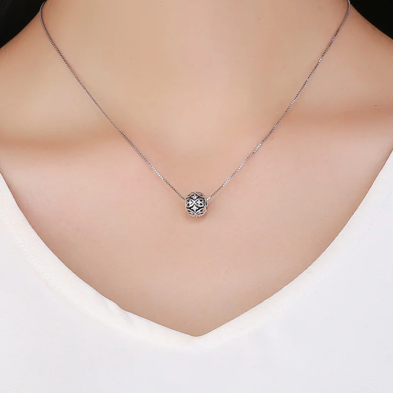 (Bild für) Silberner Eleganz-Charm im Pandora-Stil - SCC732 - Ansicht 5