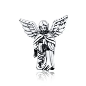(Bild für) Silberner Engel der Liebe-Charm im Pandora-Stil - BSC314