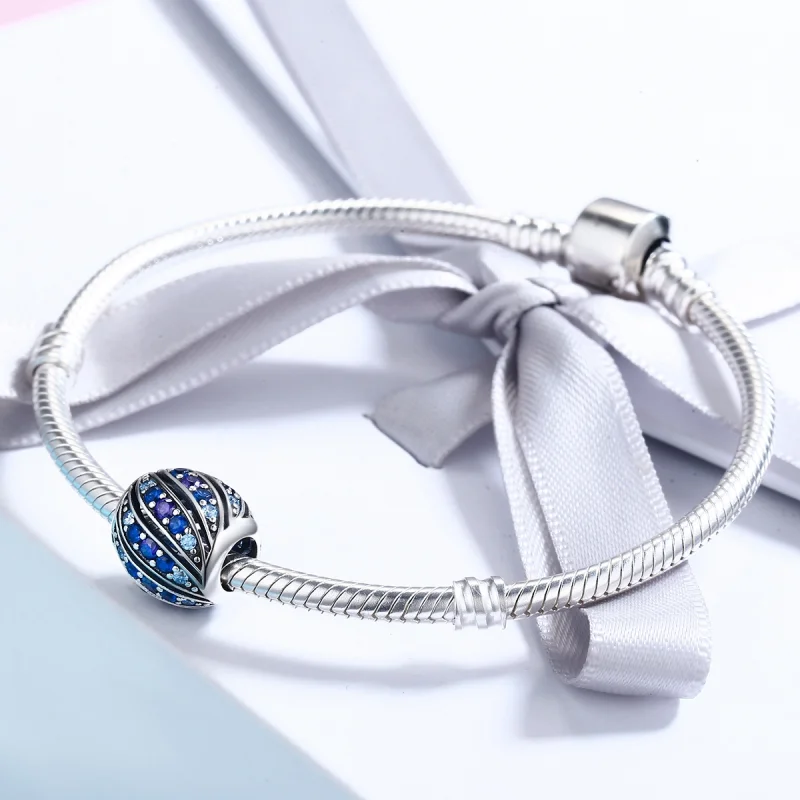 (Bild für) Silberner Finkenfeder-Charm im Pandora-Stil - SCC472 - Ansicht 4