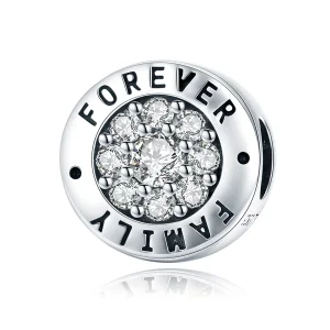 (Bild für) Silberner „Forever Home“-Charm im Pandora-Stil - SCC814