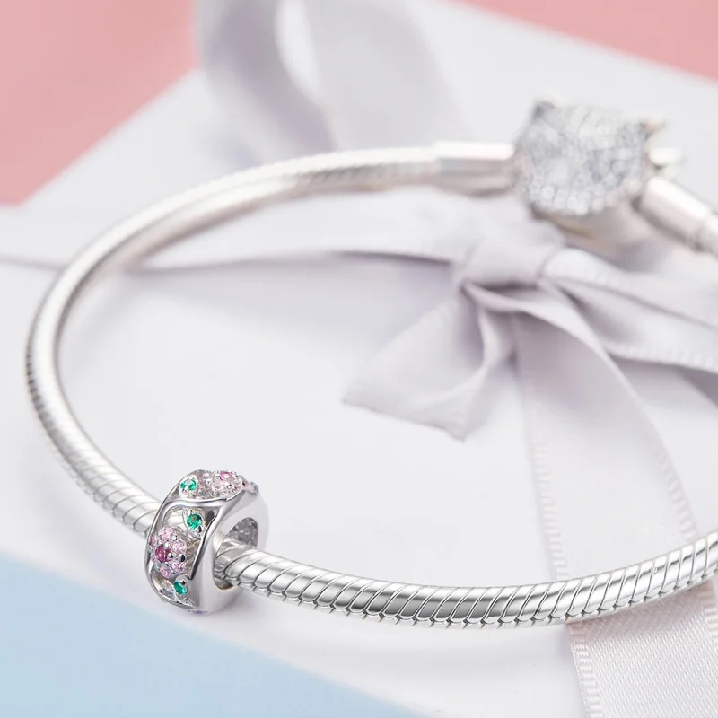 (Bild für) Silberner Frühlings-Charm im Pandora-Stil - BSC039 - Ansicht 4