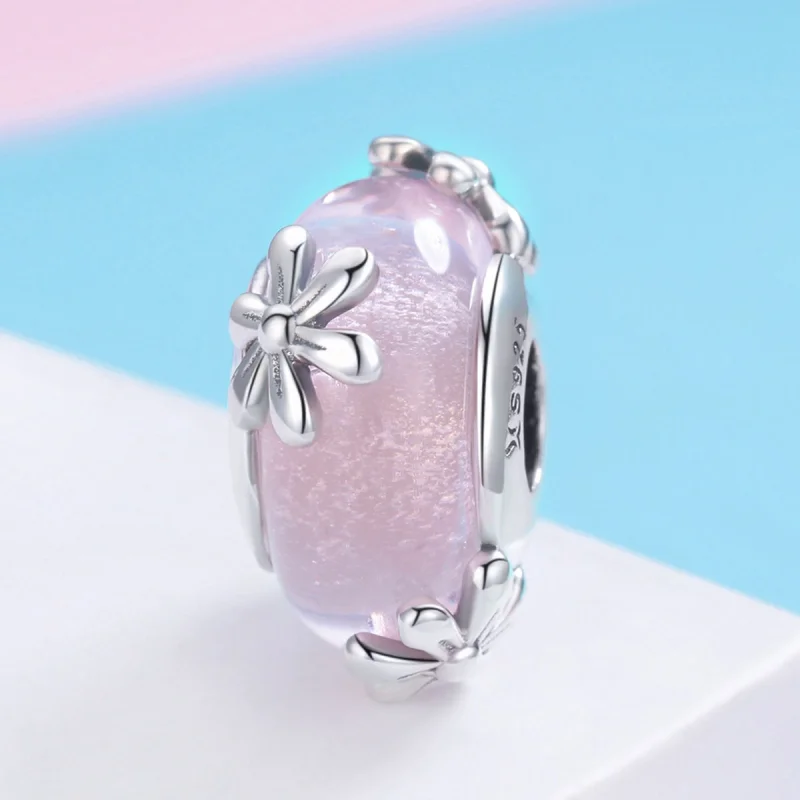 (Bild für) Silberner Frühlingsblumen-Charm im Pandora-Stil - SCC860 - Ansicht 2