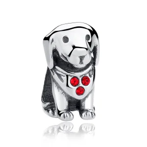 (Bild für) Silberner Golden Retriever-Charm im Pandora-Stil - SCC016