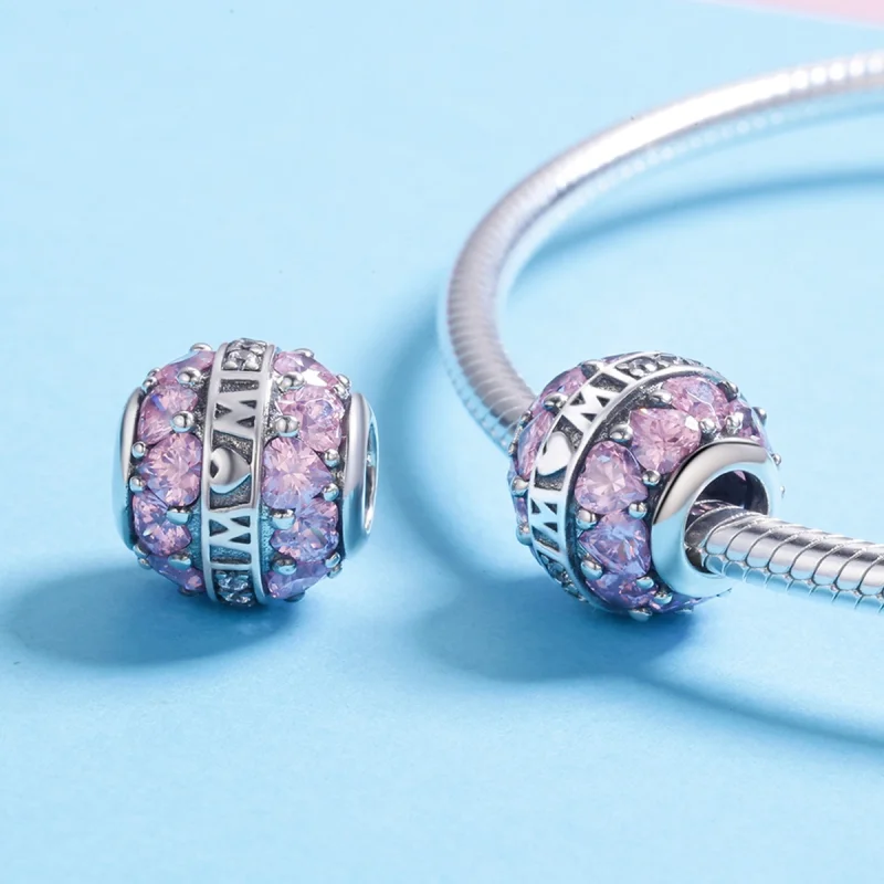 (Bild für) Silberner „Great Love“-Charm im Pandora-Stil - SCC580 - Ansicht 6