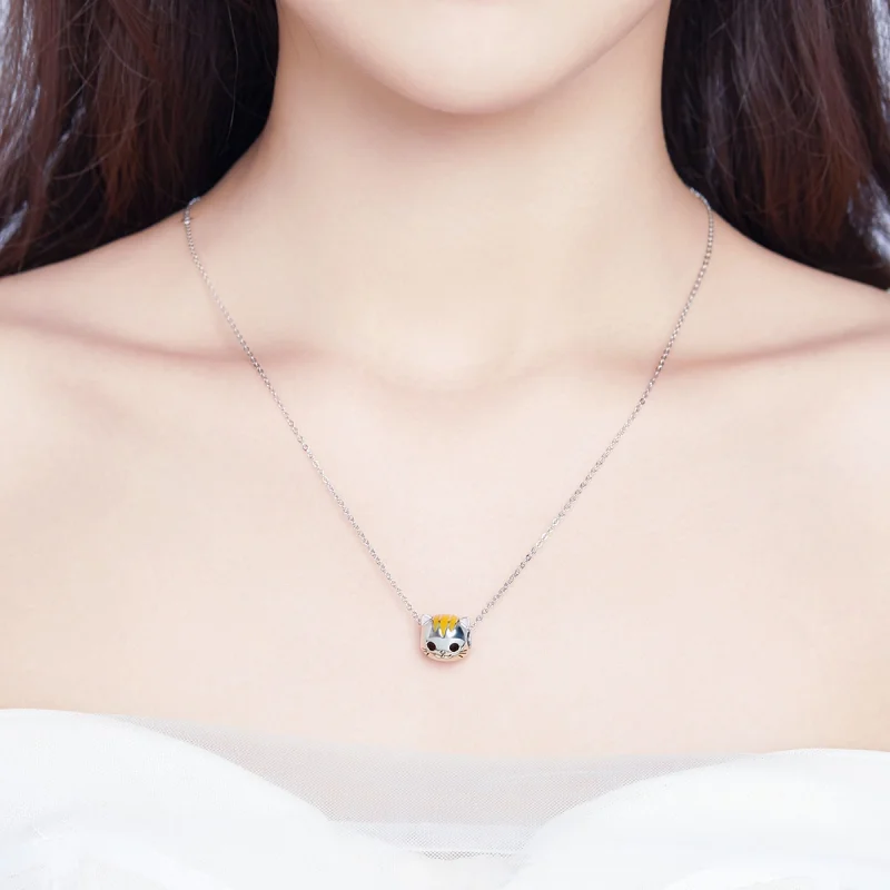 (Bild für) Silberner „Happy Kitty“-Charm im Pandora-Stil - SCC1142 - Ansicht 3