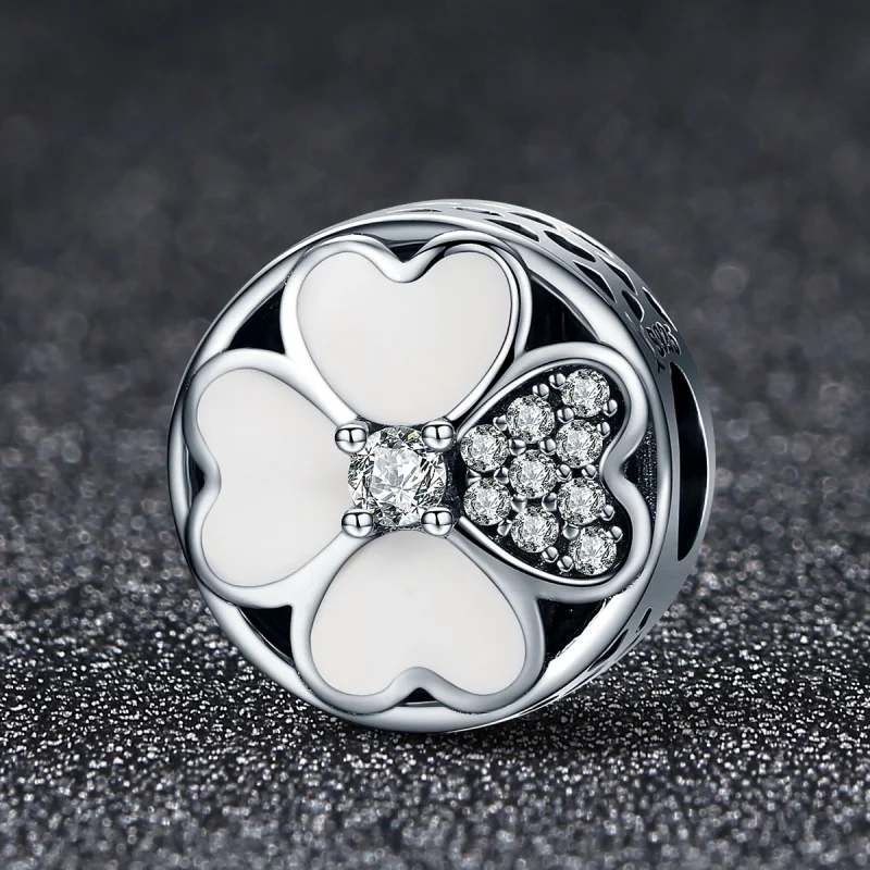(Bild für) Silberner „Happy Petals“-Charm im Pandora-Stil - SCC250 - Ansicht 2