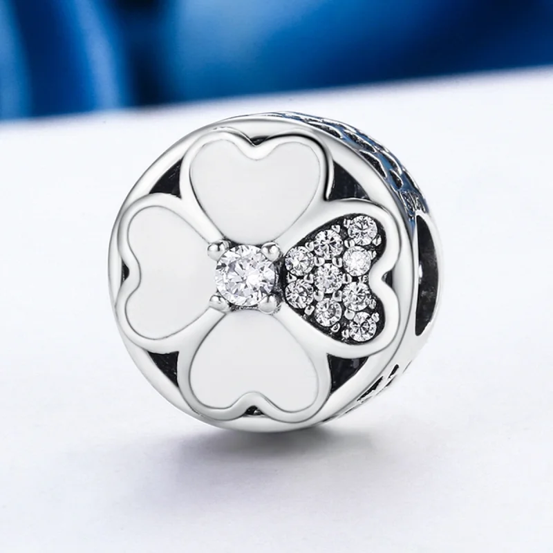 (Bild für) Silberner „Happy Petals“-Charm im Pandora-Stil - SCC250 - Ansicht 3