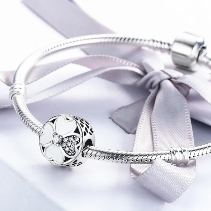 (Bild für) Silberner „Happy Petals“-Charm im Pandora-Stil - SCC250 - Ansicht 5