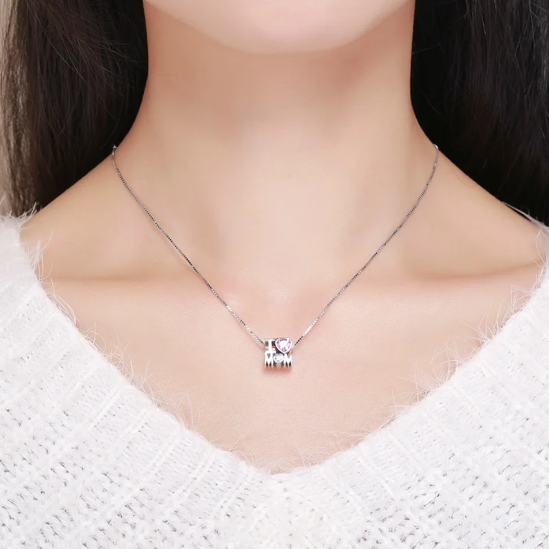 (Bild für) Silberner „I Love Mom“-Charm im Pandora-Stil - SCC579 - Ansicht 7