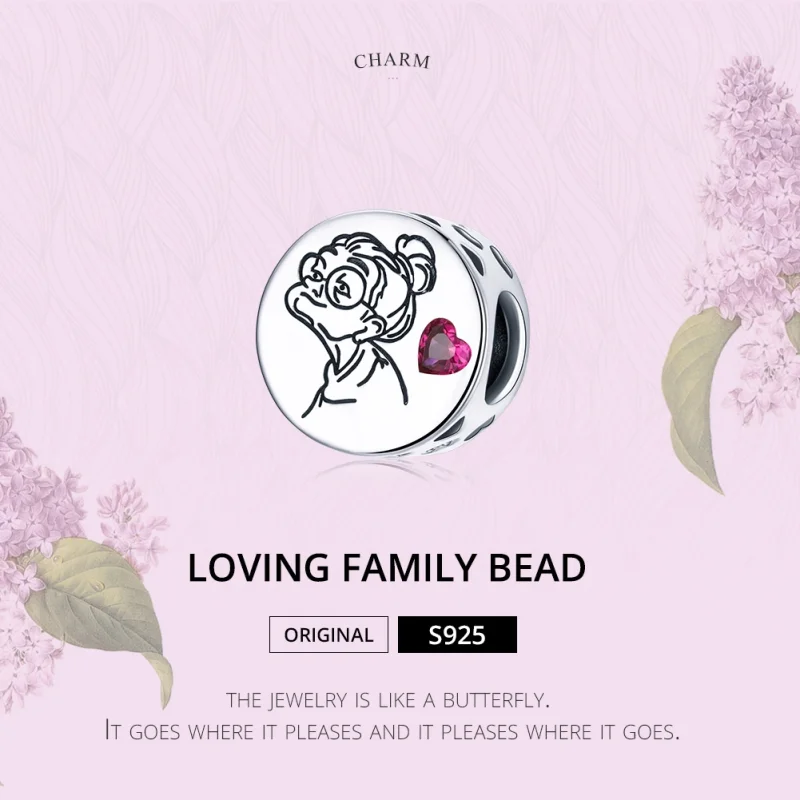 (Bild für) Silberner „I Love You Grandma Gigi“-Charm im Pandora-Stil - SCC1762 - Ansicht 6