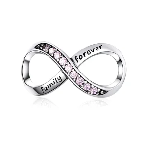 (Bild für) Silberner Infinity-Charm im Pandora-Stil - SCC1146-PK