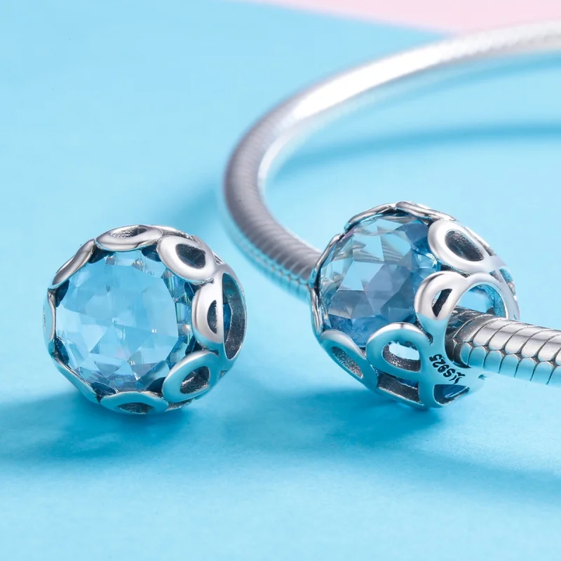 (Bild für) Silberner Infinity-Charm im Pandora-Stil - SCC755 - Ansicht 4
