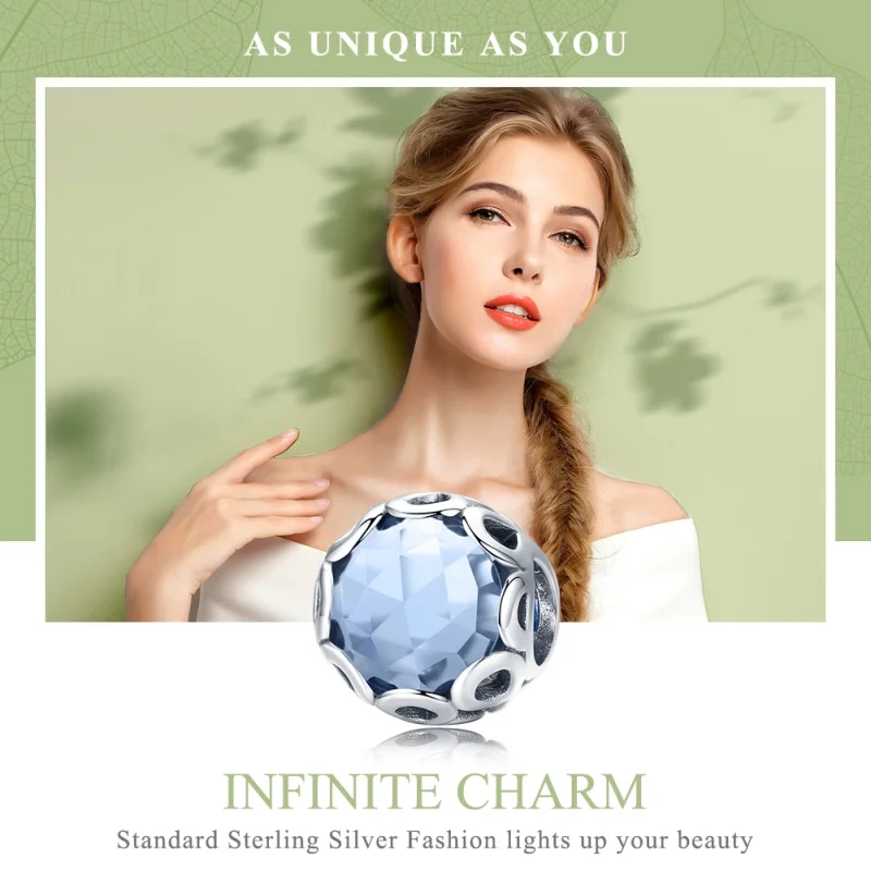 (Bild für) Silberner Infinity-Charm im Pandora-Stil - SCC755 - Ansicht 6