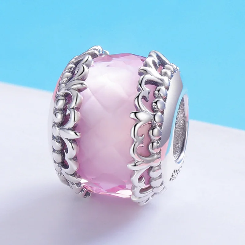 (Bild für) Silberner Iris-Charm im Pandora-Stil - SCC711 - Ansicht 4
