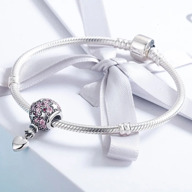 (Bild für) Silberner Konfessionsballon-Charm im Pandora-Stil - SCC517 - Ansicht 4