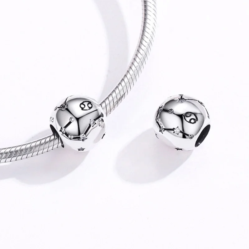 (Bild für) Silberner Krebs-Charm im Pandora-Stil - SCC1218-4 - Ansicht 6