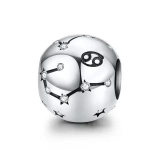 (Bild für) Silberner Krebs-Charm im Pandora-Stil - SCC1218-4