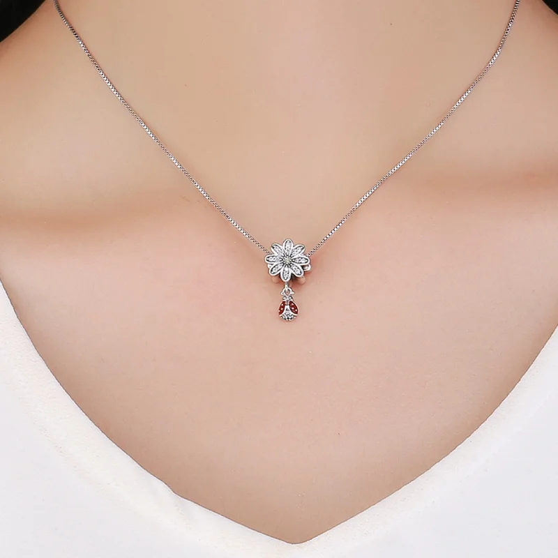 (Bild für) Silberner „Ladybird's Story“-Charm im Pandora-Stil - SCC727 - Ansicht 5