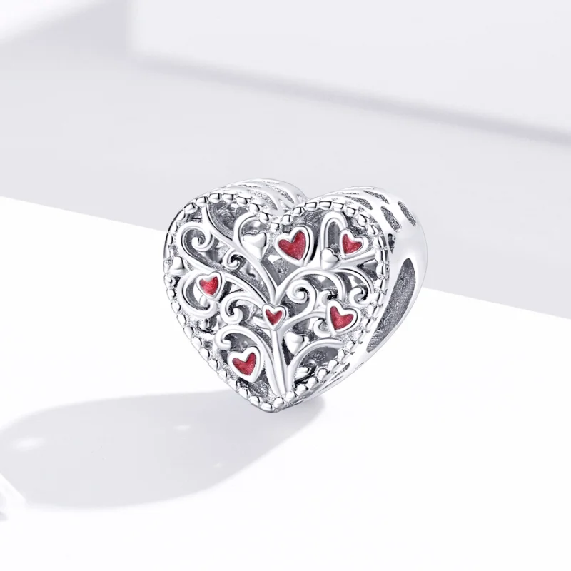 (Bild für) Silberner Lebensbaum-Charm im Pandora-Stil - BSC279 - Ansicht 2